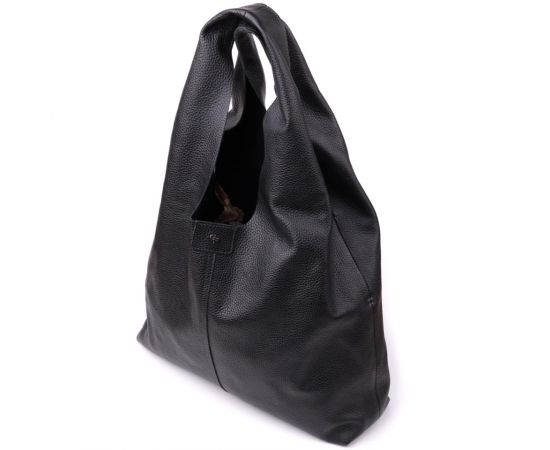 Купить Женский шоппер 2 в 1 из натуральной кожи GRANDE PELLE 22881 Черный, фото , характеристики, отзывы