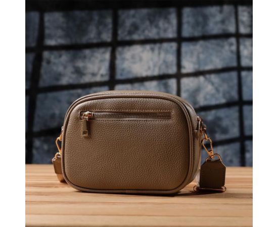 Придбати Женская сумка на каждый день из натуральной кожи Vintage 22901 Бежевый, image , зображення 11, характеристики, відгуки