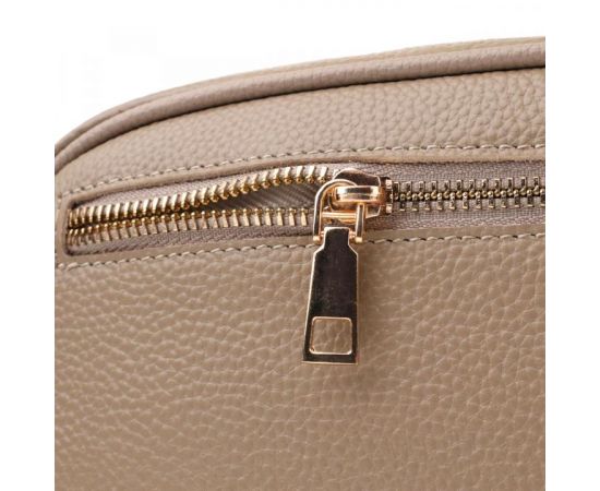 Придбати Женская сумка на каждый день из натуральной кожи Vintage 22901 Бежевый, image , зображення 5, характеристики, відгуки