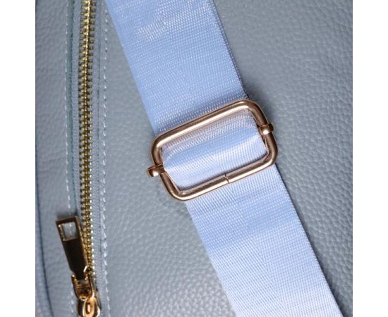 Придбати Женская сумка на каждый день из натуральной кожи Vintage 22902 Серо-голубой, image , зображення 12, характеристики, відгуки