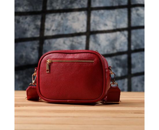 Купить Женская сумка на каждый день из натуральной кожи Vintage 22903 Красный, фото , изображение 11, характеристики, отзывы