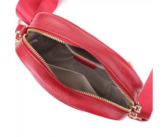 Купить Женская сумка на каждый день из натуральной кожи Vintage 22903 Красный, фото , изображение 7, характеристики, отзывы