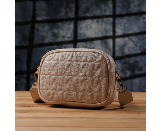 Придбати Женская сумка на каждый день из натуральной кожи Vintage 22904 Белый, image , зображення 9, характеристики, відгуки