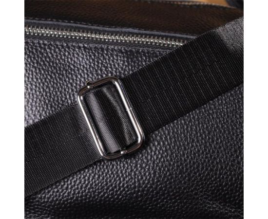 Придбати Полукруглая сумка для женщин из натуральной кожи Vintage 22905 Черный, image , зображення 10, характеристики, відгуки