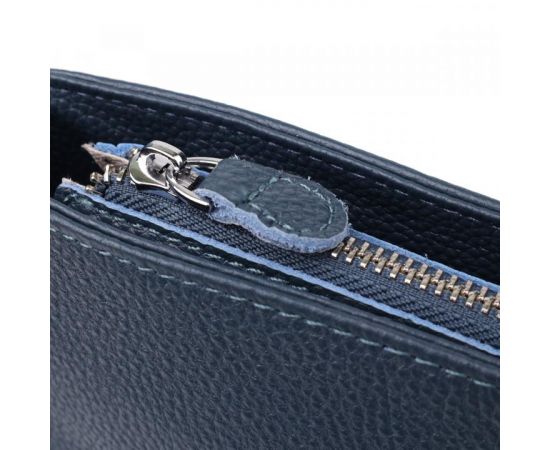 Купить Повседневная женская сумка на плечо из натуральной кожи Vintage 22911 Голубой, фото , изображение 6, характеристики, отзывы