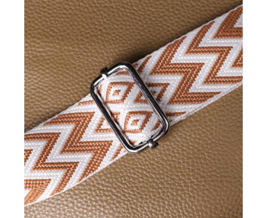 Придбати Женская кожаная сумка на плечо для повседневной носки Vintage 22912 Бежевый, image , зображення 10, характеристики, відгуки