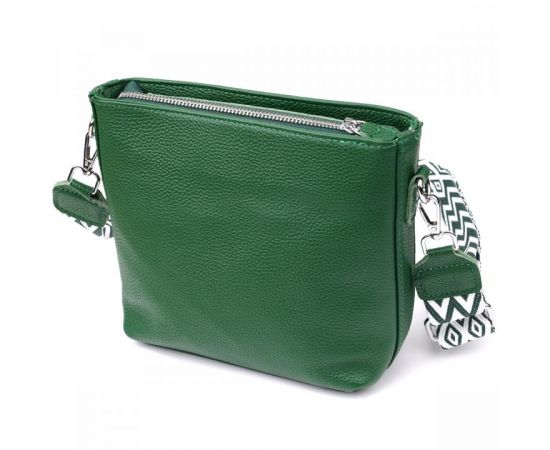 Купить Женская кожаная сумка на каждый день Vintage 22913 Зеленый, фото , изображение 2, характеристики, отзывы