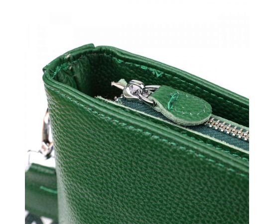 Купить Женская кожаная сумка на каждый день Vintage 22913 Зеленый, фото , изображение 5, характеристики, отзывы