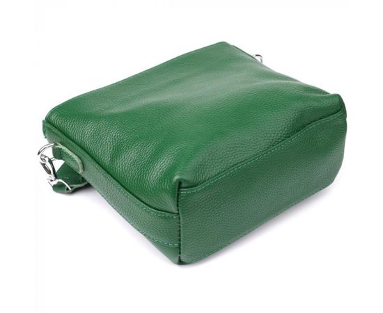 Купить Женская кожаная сумка на каждый день Vintage 22913 Зеленый, фото , изображение 6, характеристики, отзывы