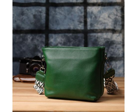Купить Женская кожаная сумка на каждый день Vintage 22913 Зеленый, фото , изображение 9, характеристики, отзывы