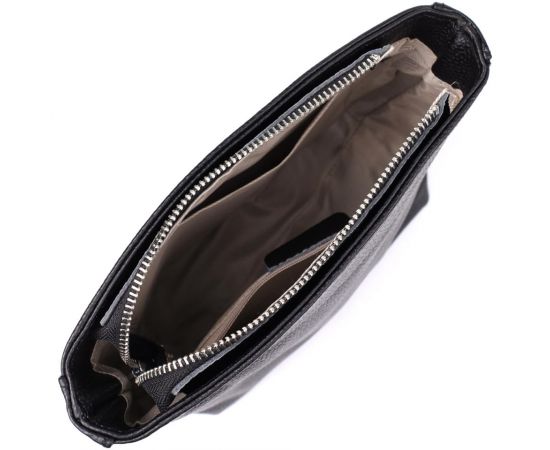 Купить Женская сумка на плечо из качественной натуральной кожи Vintage 22914 Черный, фото , изображение 7, характеристики, отзывы