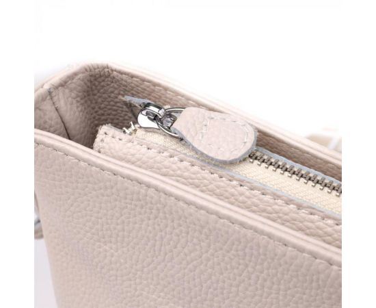 Купить Повседневная плечевая сумка из натуральной кожи Vintage 22915 Белый, фото , изображение 5, характеристики, отзывы