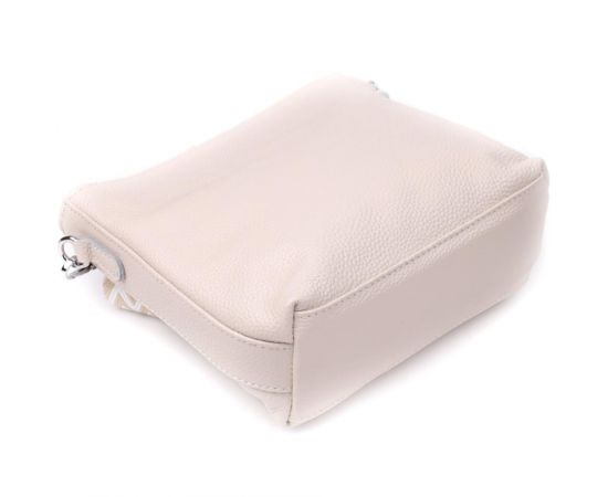 Купить Повседневная плечевая сумка из натуральной кожи Vintage 22915 Белый, фото , изображение 6, характеристики, отзывы