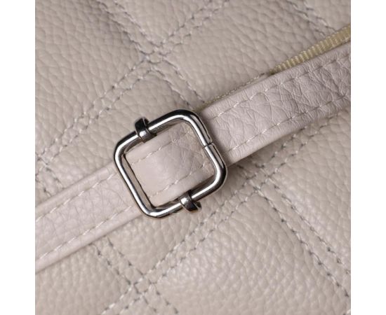 Придбати Модная женская сумка прошитая ромбами из натуральной кожи Vintage 22931 Белый, image , зображення 11, характеристики, відгуки