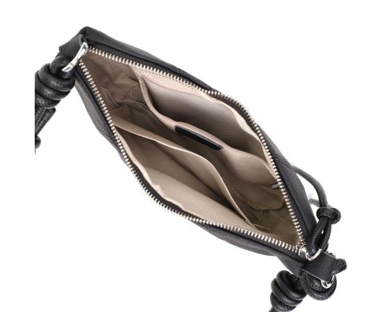 Купить Женская полукруглая сумка из натуральной кожи Vintage 22932 Черный, фото , изображение 7, характеристики, отзывы