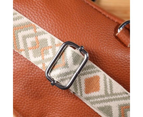 Придбати Женская кожаная сумка слинг Vintage 22938 Коричневый, image , зображення 11, характеристики, відгуки