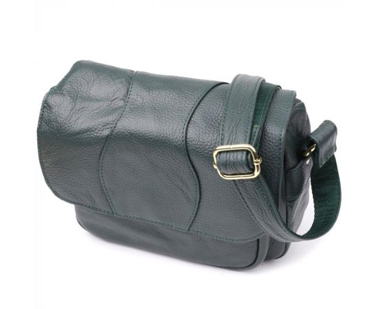 Купить Повседневная женская сумка из натуральной кожи Vintage 22970 Зеленый, фото , характеристики, отзывы