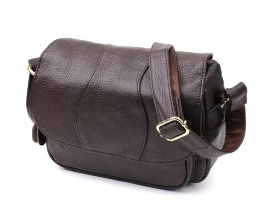 Купить Сумка из натуральной кожи для женщин Vintage 22973 Коричневый, фото , характеристики, отзывы