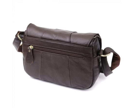 Купить Сумка из натуральной кожи для женщин Vintage 22973 Коричневый, фото , изображение 2, характеристики, отзывы