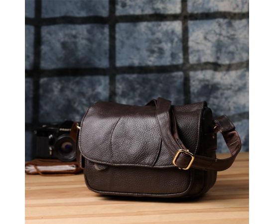 Купить Сумка из натуральной кожи для женщин Vintage 22973 Коричневый, фото , изображение 10, характеристики, отзывы