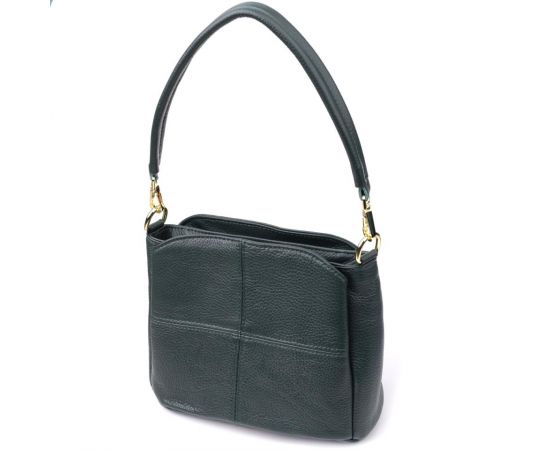 Купить Кожаная сумка для женщин с тремя отделениями Vintage 22977 Зеленый, фото , характеристики, отзывы