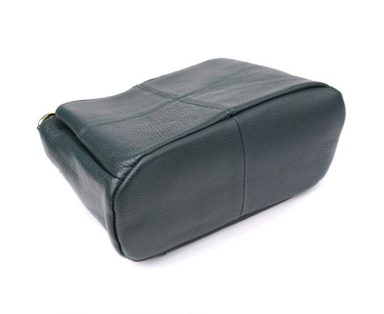 Купить Кожаная сумка для женщин с тремя отделениями Vintage 22977 Зеленый, фото , изображение 7, характеристики, отзывы