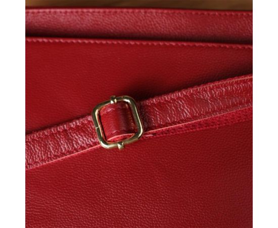 Придбати Женская сумка с твердым дном из натуральной кожи Vintage 22982 Красный, image , зображення 11, характеристики, відгуки