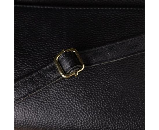 Купить Классическая женская сумка с жестким дном из натуральной кожи Vintage 22987 Черный, фото , изображение 11, характеристики, отзывы