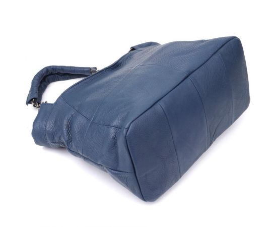 Купить Женская сумка на каждый день из натуральной кожи Vintage 22988 Синий, фото , изображение 6, характеристики, отзывы