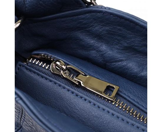 Купить Женская сумка на каждый день из натуральной кожи Vintage 22988 Синий, фото , изображение 7, характеристики, отзывы