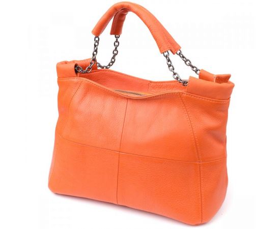 Купить Сумка для женщин из натуральной кожи Vintage 22990 Оранжевый, фото , характеристики, отзывы