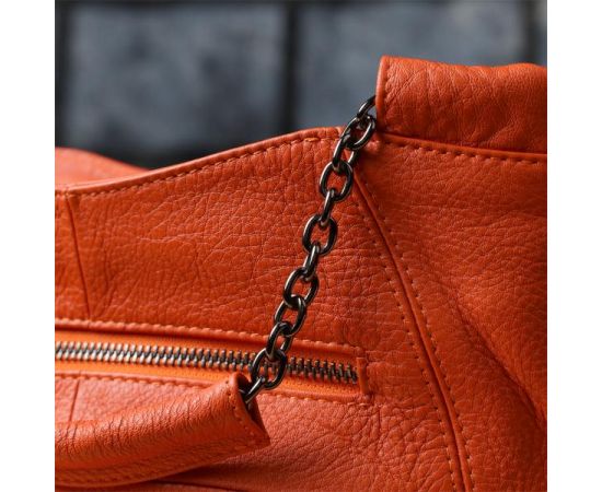 Купить Сумка для женщин из натуральной кожи Vintage 22990 Оранжевый, фото , изображение 12, характеристики, отзывы