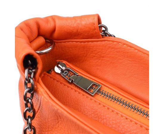Купить Сумка для женщин из натуральной кожи Vintage 22990 Оранжевый, фото , изображение 6, характеристики, отзывы