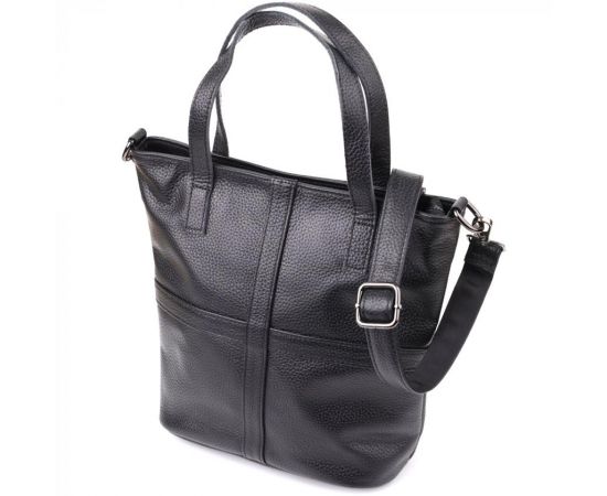 Купить Женская сумка из натуральной кожи Vintage 22993 Черный, фото , характеристики, отзывы