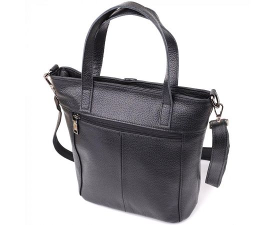 Купить Женская сумка из натуральной кожи Vintage 22993 Черный, фото , изображение 2, характеристики, отзывы