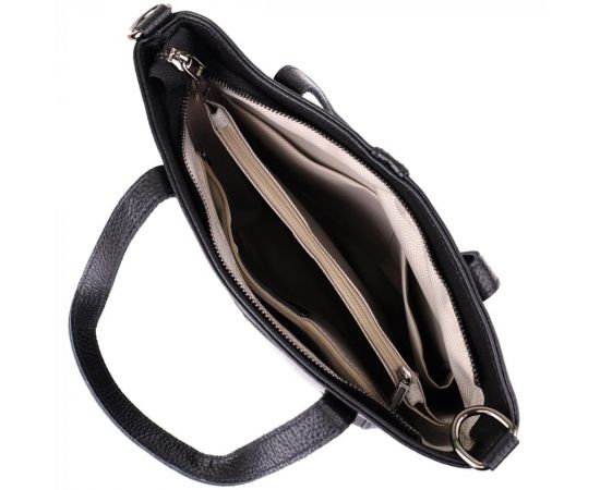 Купить Женская сумка из натуральной кожи Vintage 22993 Черный, фото , изображение 8, характеристики, отзывы