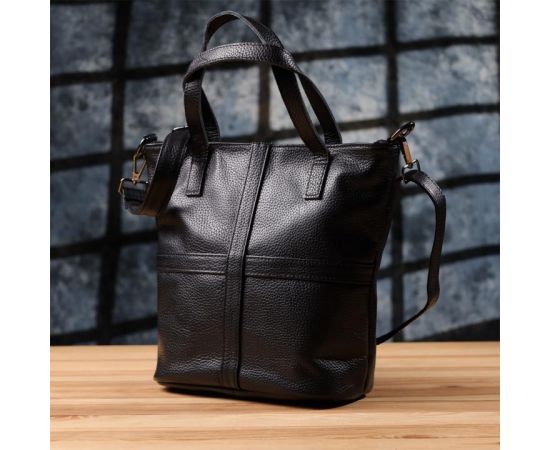 Купить Женская сумка из натуральной кожи Vintage 22993 Черный, фото , изображение 10, характеристики, отзывы