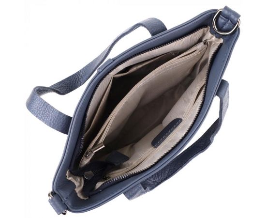 Купить Красивая женская сумка из натуральной кожи Vintage 22995 Синий, фото , изображение 6, характеристики, отзывы