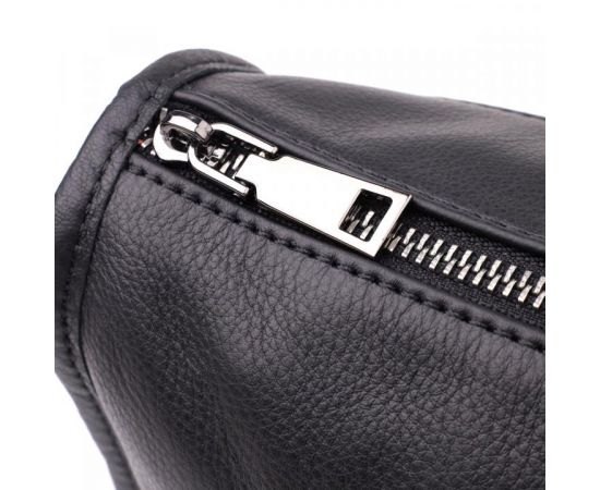 Купить Сумка на плечо из натуральной кожи для женщин Vintage 23001 Черный, фото , изображение 7, характеристики, отзывы