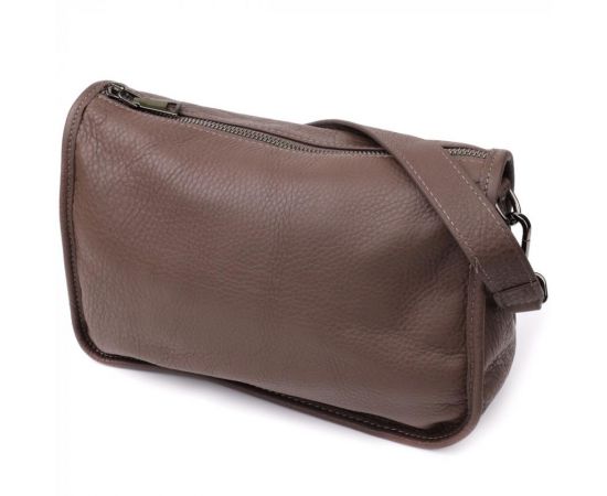 Придбати Женская сумка на плечо из натуральной кожи Vintage 23003 Коричневый, image , характеристики, відгуки