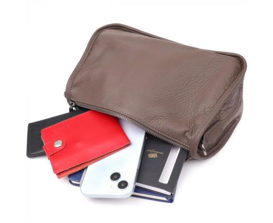 Придбати Женская сумка на плечо из натуральной кожи Vintage 23003 Коричневый, image , зображення 8, характеристики, відгуки