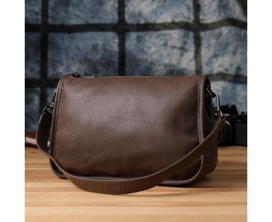 Придбати Женская сумка на плечо из натуральной кожи Vintage 23003 Коричневый, image , зображення 9, характеристики, відгуки