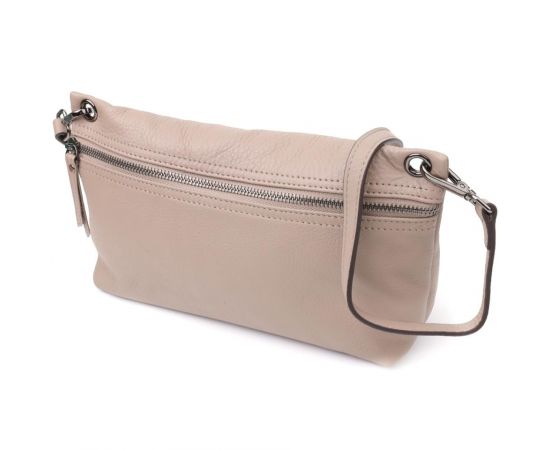 Придбати Женская сумка на плечо из натуральной кожи Vintage 23005 Серый, image , характеристики, відгуки