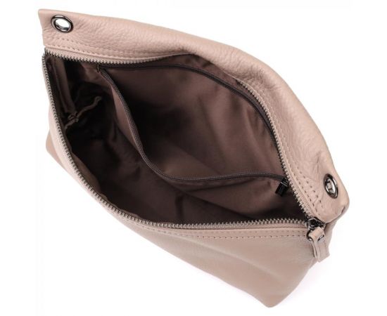 Придбати Женская сумка на плечо из натуральной кожи Vintage 23005 Серый, image , зображення 7, характеристики, відгуки