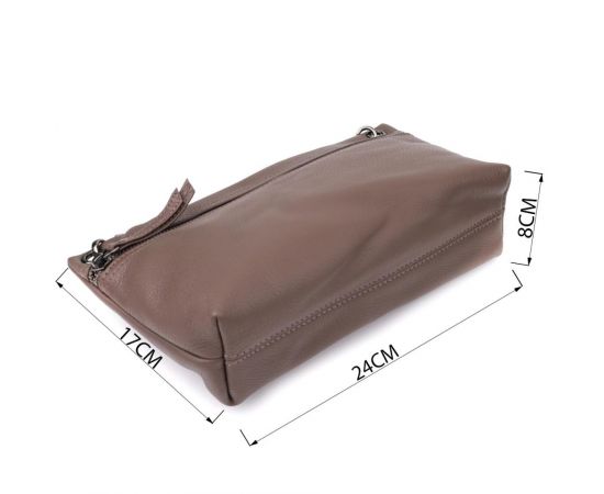 Купить Женская сумка на плечо из натуральной кожи Vintage 23006 Коричневый, фото , изображение 3, характеристики, отзывы