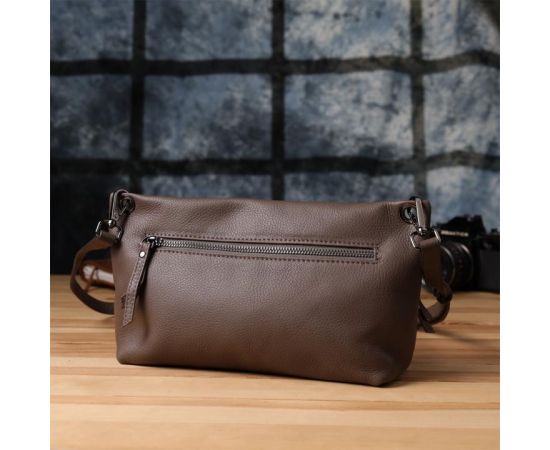 Купить Женская сумка на плечо из натуральной кожи Vintage 23006 Коричневый, фото , изображение 10, характеристики, отзывы