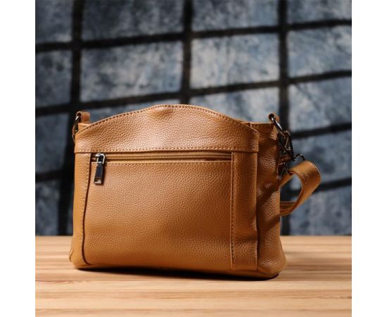 Купить Женская сумка из натуральной кожи Vintage 23008 Рыжий, фото , изображение 12, характеристики, отзывы