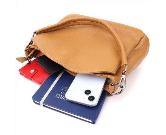 Купить Женская сумка из натуральной кожи Vintage 23008 Рыжий, фото , изображение 10, характеристики, отзывы