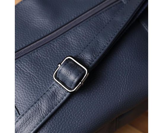 Купить Сумка на плечо из натуральной кожи для женщин Vintage 23009 Синий, фото , изображение 13, характеристики, отзывы