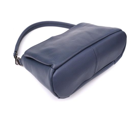 Купить Сумка на плечо из натуральной кожи для женщин Vintage 23009 Синий, фото , изображение 6, характеристики, отзывы